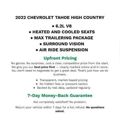 2022 Chevrolet Tahoe High Country