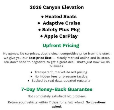 2026 GMC Canyon Elevation