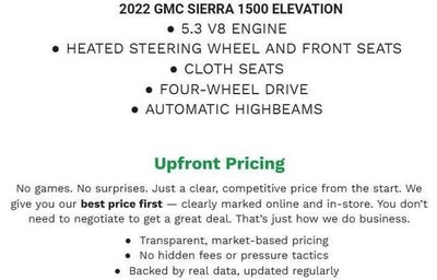 2022 GMC Sierra 1500 Elevation
