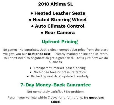 2018 Nissan Altima 2.5 SL