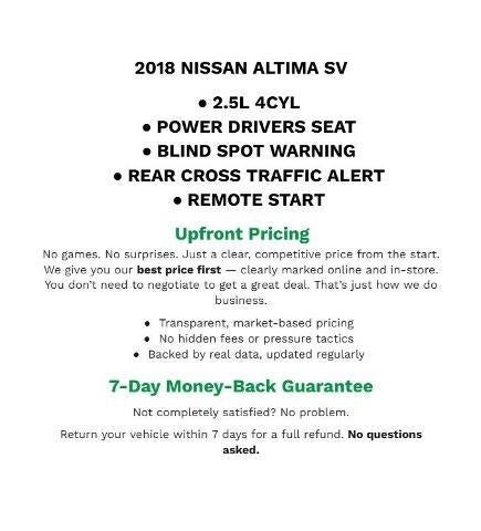 2018 Nissan Altima 2.5 SV