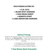 2024 Nissan Altima 2.5 SV