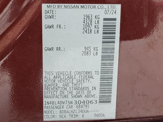 2025 Nissan Altima SV