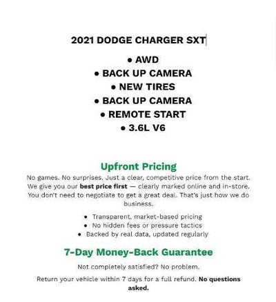 2021 Dodge Charger SXT