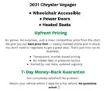 2021 Chrysler Voyager LXI