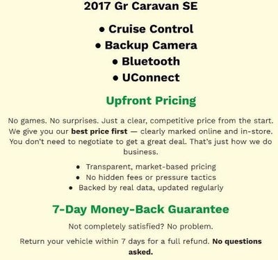 2017 Dodge Grand Caravan SE