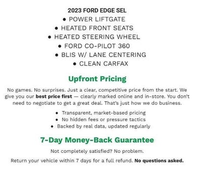 2023 Ford Edge SEL