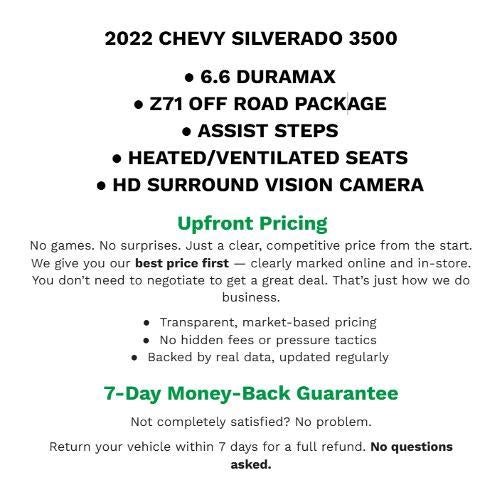 2022 Chevrolet Silverado 3500 HD LTZ