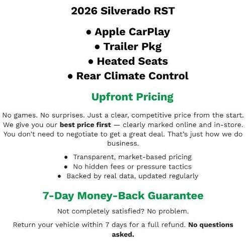 2026 Chevrolet Silverado 1500 RST