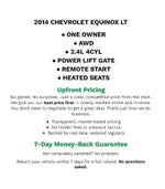 2014 Chevrolet Equinox LT