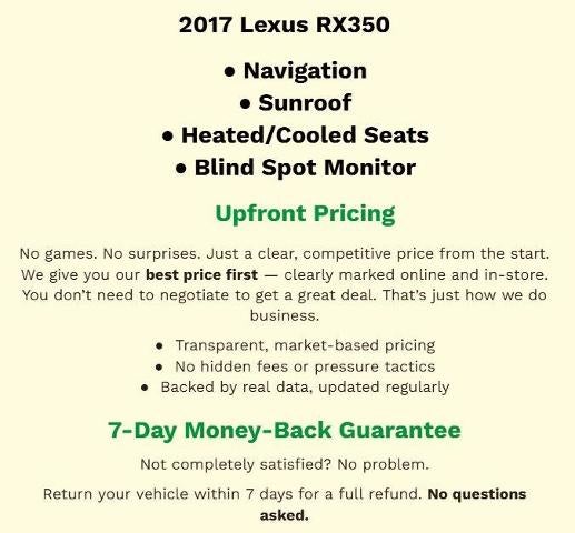 2017 Lexus RX 