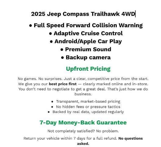 2025 Jeep Compass Trailhawk 4x4