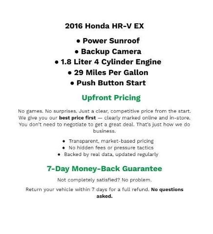 2016 Honda HR-V EX