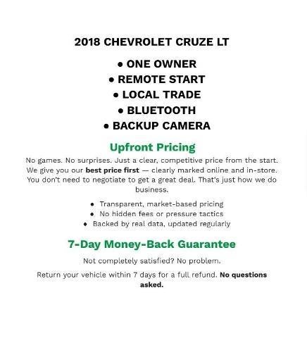 2018 Chevrolet Cruze LT