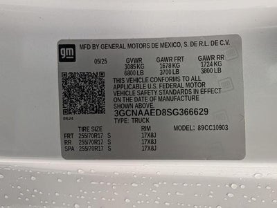 2025 Chevrolet Silverado 1500 WT