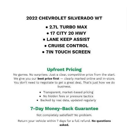 2022 Chevrolet Silverado 1500 WT