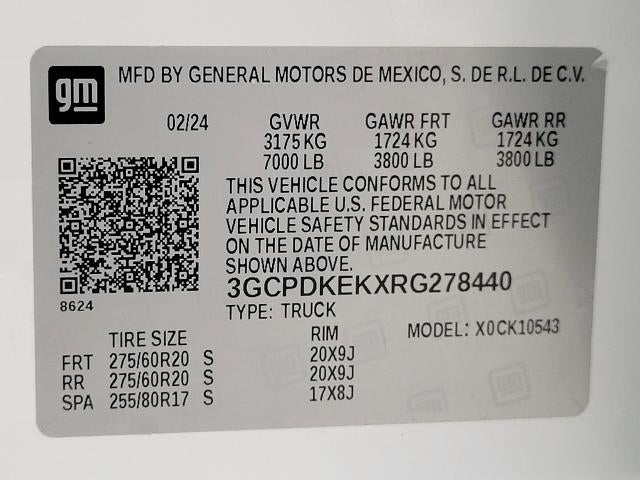 2024 Chevrolet Silverado 1500 LT (2FL)