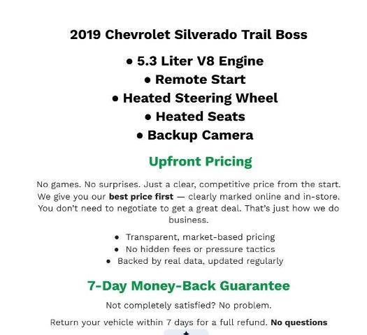2019 Chevrolet Silverado 1500 LT Trail Boss