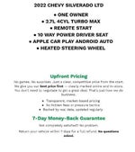 2022 Chevrolet Silverado 1500 LTD LT (2FL)