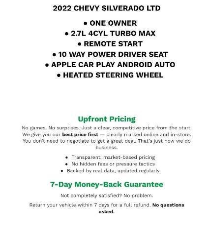2022 Chevrolet Silverado 1500 LTD LT (2FL)