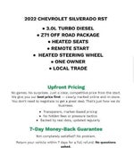 2022 Chevrolet Silverado 1500 RST