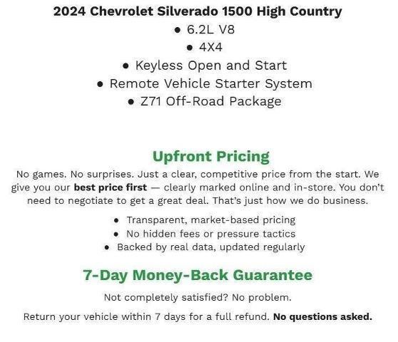 2024 Chevrolet Silverado 1500 High Country