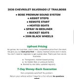 2026 Chevrolet Silverado 1500 LT Trail Boss