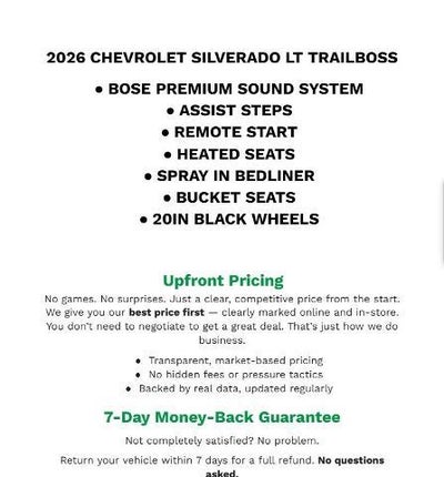 2026 Chevrolet Silverado 1500 LT Trail Boss