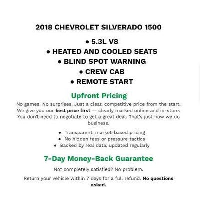 2018 Chevrolet Silverado 1500 High Country