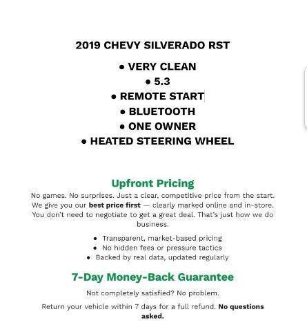 2019 Chevrolet Silverado 1500 RST