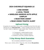 2024 Chevrolet Equinox LS