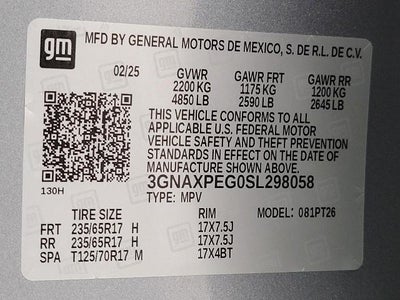 2025 Chevrolet Equinox LT