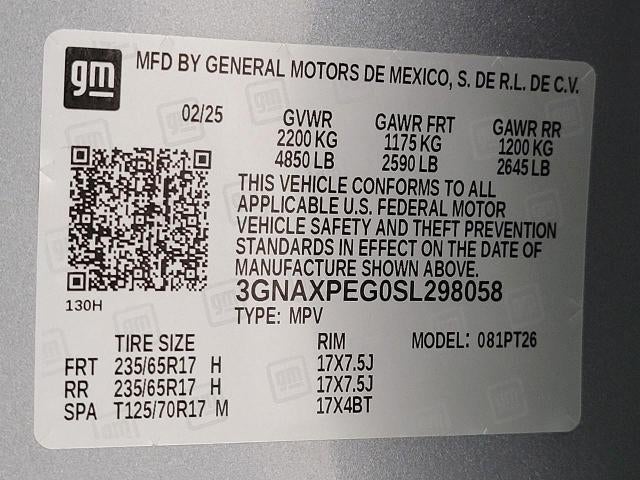 2025 Chevrolet Equinox LT