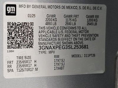 2025 Chevrolet Equinox LT