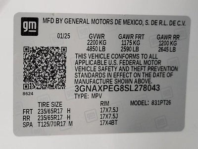 2025 Chevrolet Equinox LT