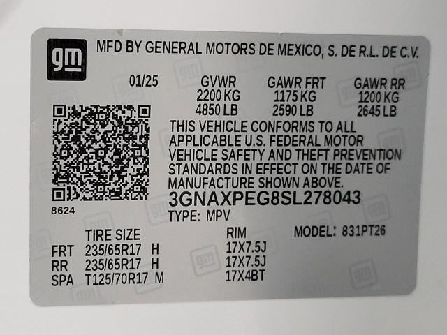 2025 Chevrolet Equinox LT