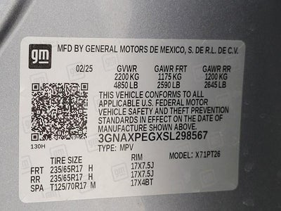 2025 Chevrolet Equinox LT