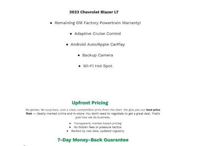 2023 Chevrolet Blazer 2LT