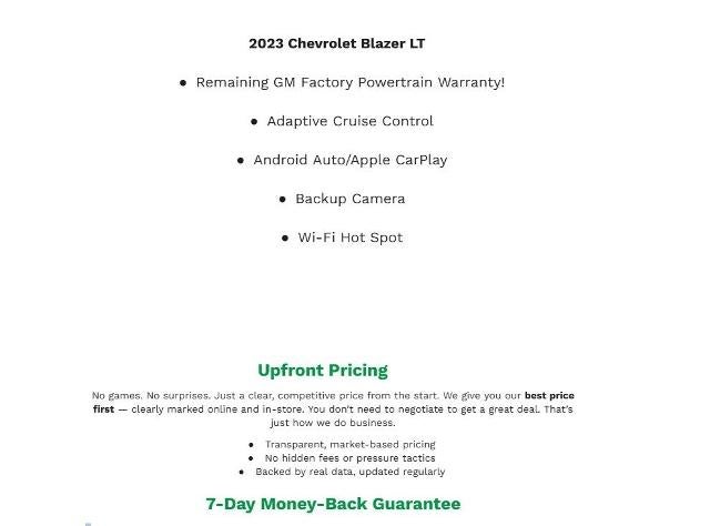 2023 Chevrolet Blazer 2LT