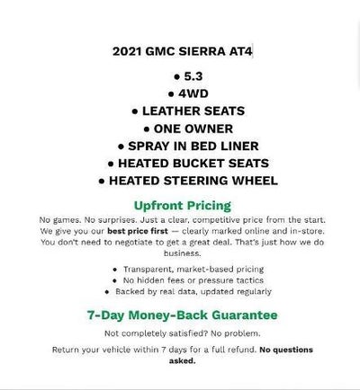 2021 GMC Sierra 1500 AT4