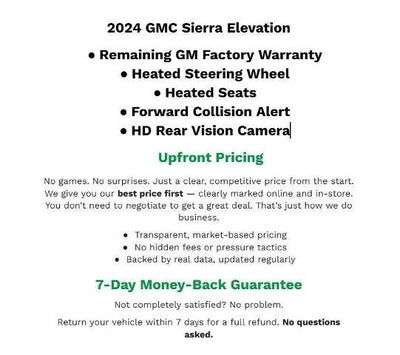2024 GMC Sierra 1500 Elevation