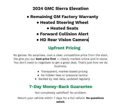 2024 GMC Sierra 1500 Elevation
