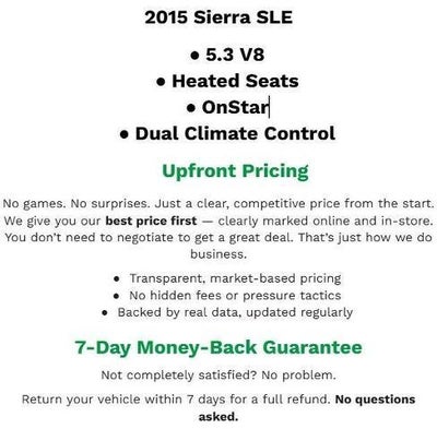 2015 GMC Sierra 1500 SLE