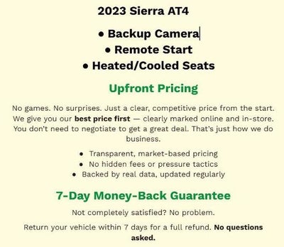 2023 GMC Sierra 1500 AT4