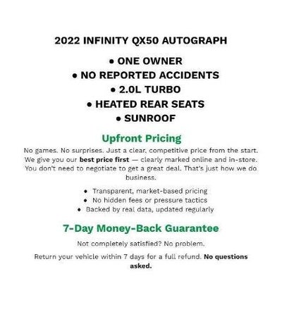 2022 INFINITI QX50 AUTOGRAPH