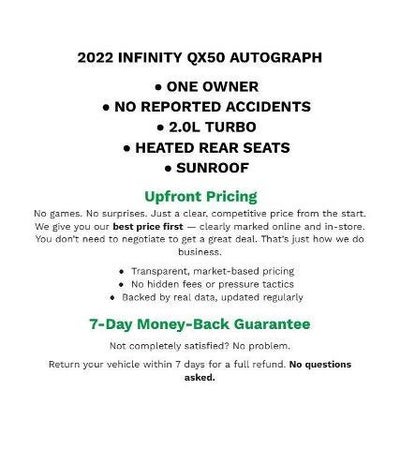 2022 INFINITI QX50 AUTOGRAPH