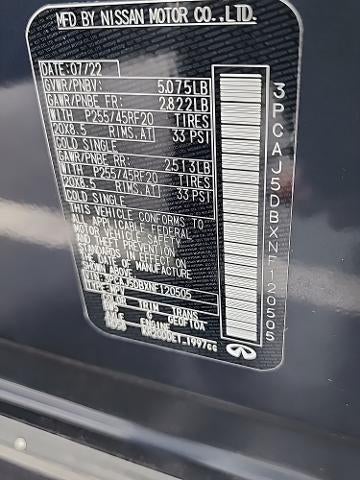 2022 INFINITI QX50 AUTOGRAPH