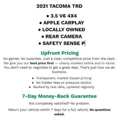 2021 Toyota Tacoma TRD Sport