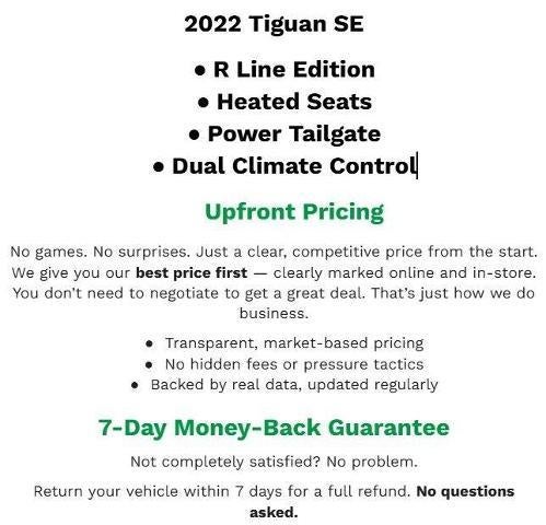 2022 Volkswagen Tiguan 2.0T SE R-Line Black