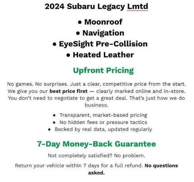 2024 Subaru Legacy Limited